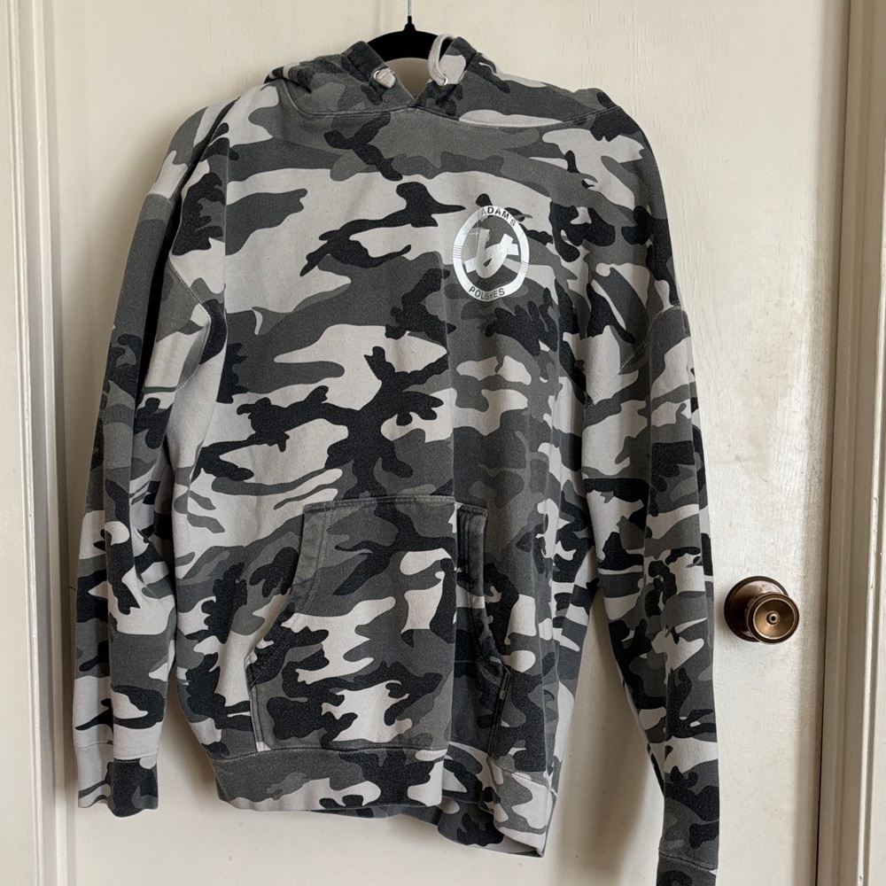 Men's Gray Camo Hoodie